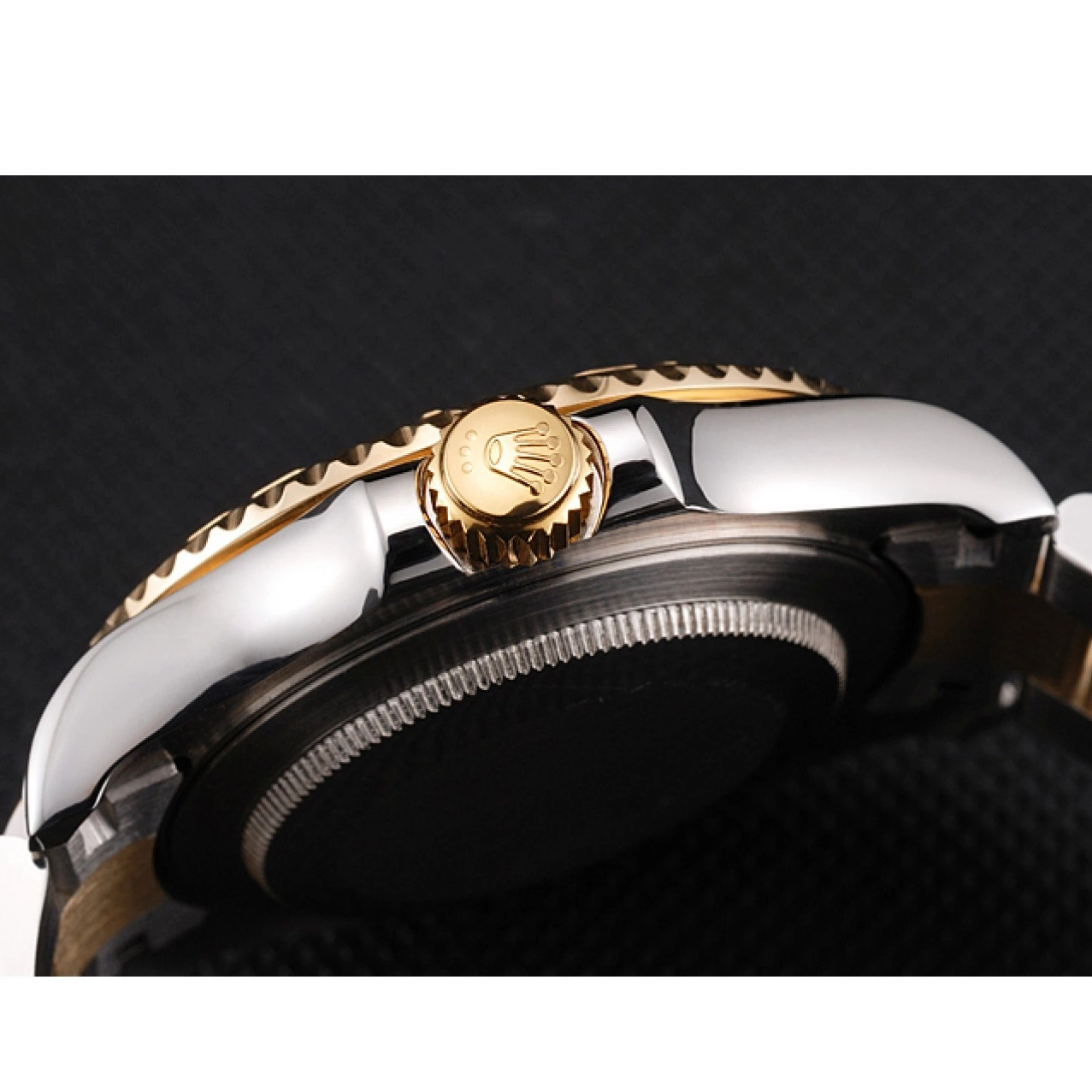 AAA Replica Watches White Gold Yacht-Master Steel Two Dial Tone Stainless Bracelet Bezel Swiss Rolex Case 0608
